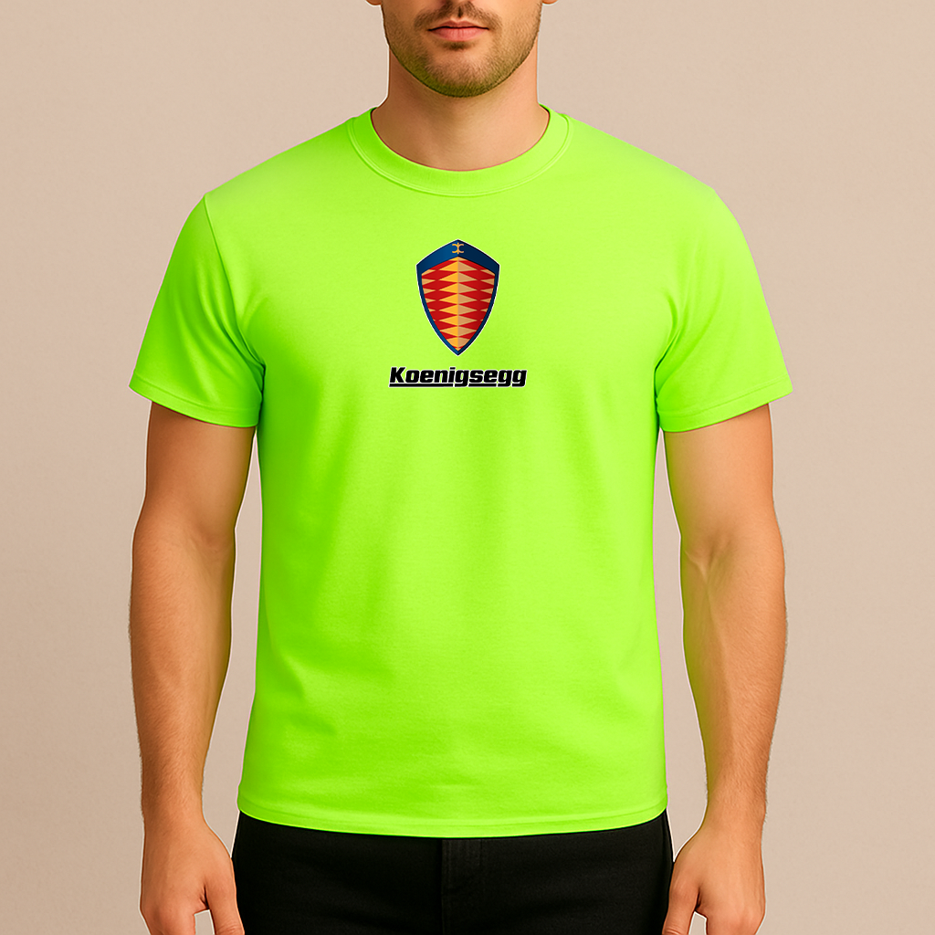 Men’s Koenigsegg Car Cotton T-Shirt